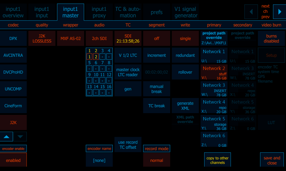 Master Encode Settings